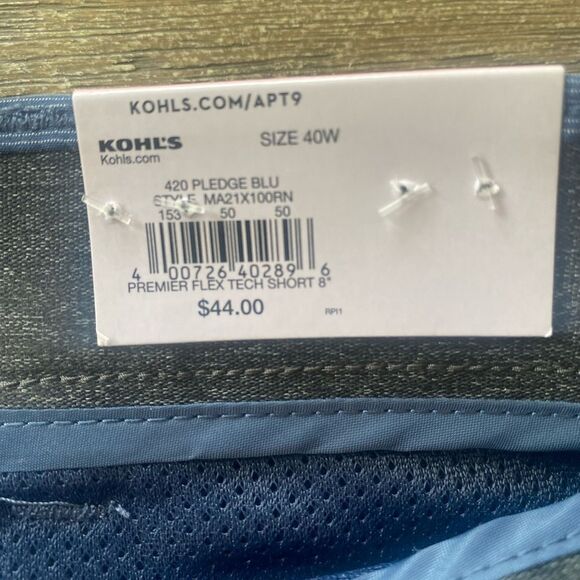 Brand new! premier flex men’s shorts, size 40 waist. Dusty blue - Picture 4 of 8